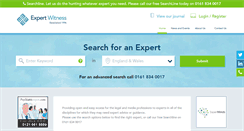 Desktop Screenshot of expertwitness.co.uk